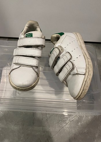 Kız  erkek Çocuk Beyaz Cırt Cırtlı Spor Ayakkabı 27.5 no - Görsel 2