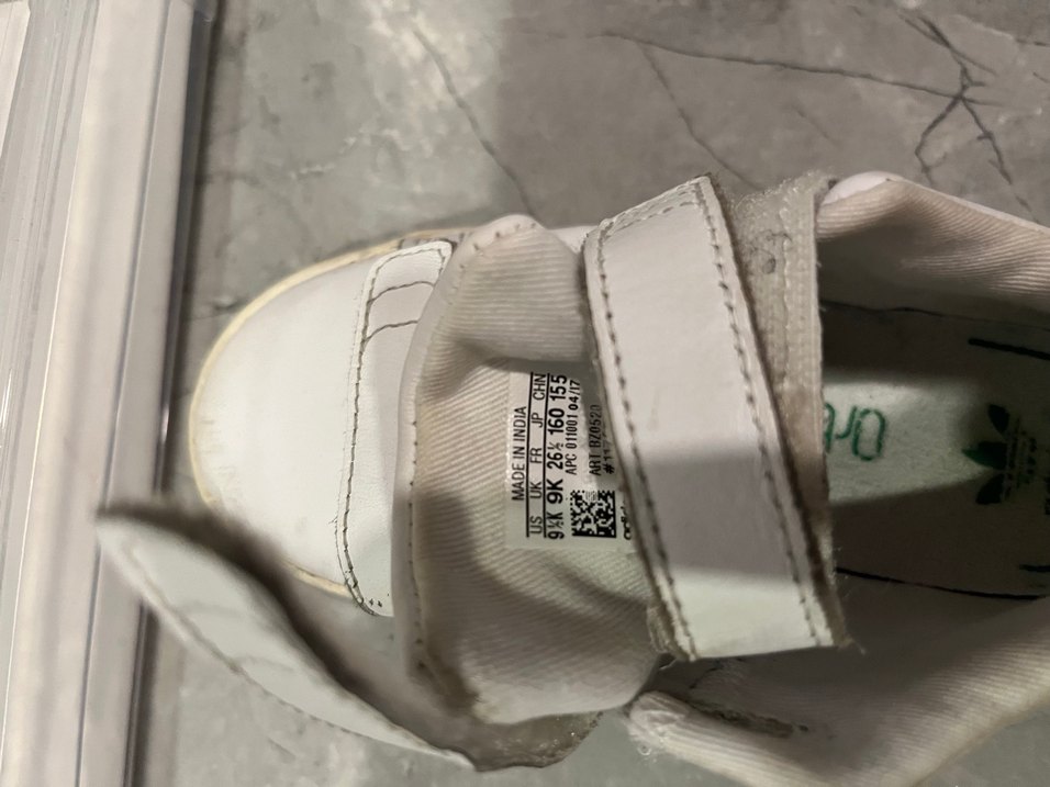 Kız  erkek Çocuk Beyaz Cırt Cırtlı Spor Ayakkabı 27.5 no - Görsel 5