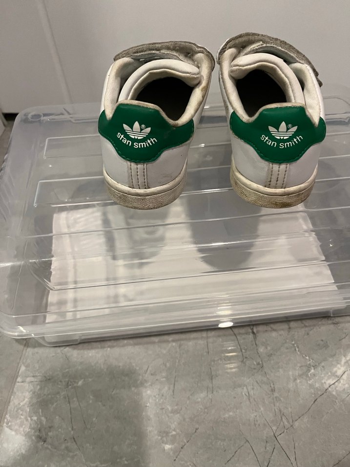 Kız  erkek Çocuk Beyaz Cırt Cırtlı Spor Ayakkabı 27.5 no - Görsel 4