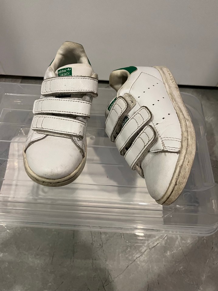 Kız  erkek Çocuk Beyaz Cırt Cırtlı Spor Ayakkabı 27.5 no - Görsel 2