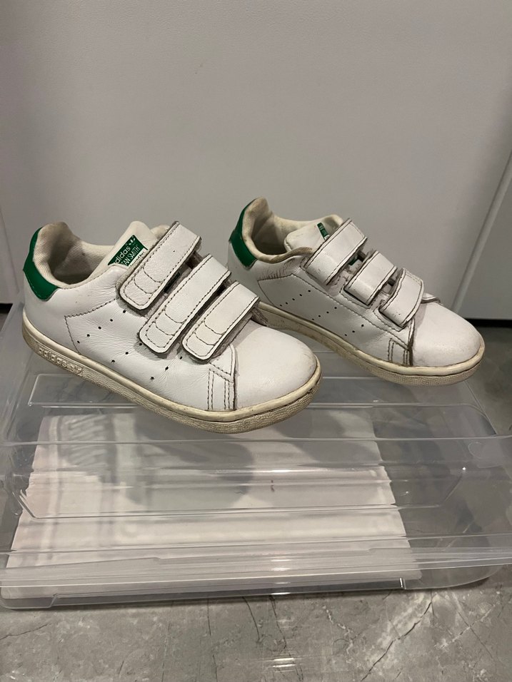 Kız  erkek Çocuk Beyaz Cırt Cırtlı Spor Ayakkabı 27.5 no - Görsel 3