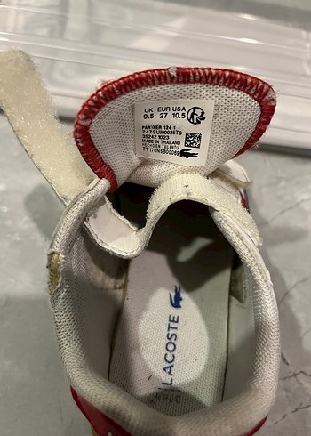 Kız  erkek Çocuk Beyaz Cırt Cırtlı Spor Ayakkabı 27 no - Görsel 4