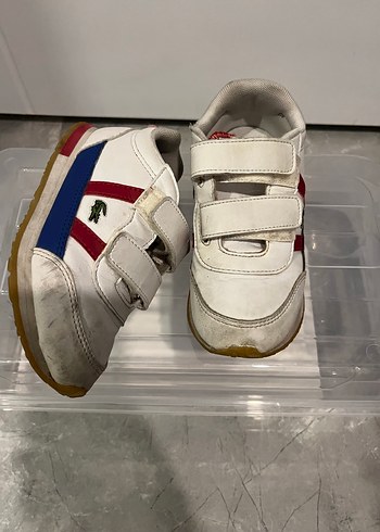 Kız  erkek Çocuk Beyaz Cırt Cırtlı Spor Ayakkabı 27 no - Görsel 2