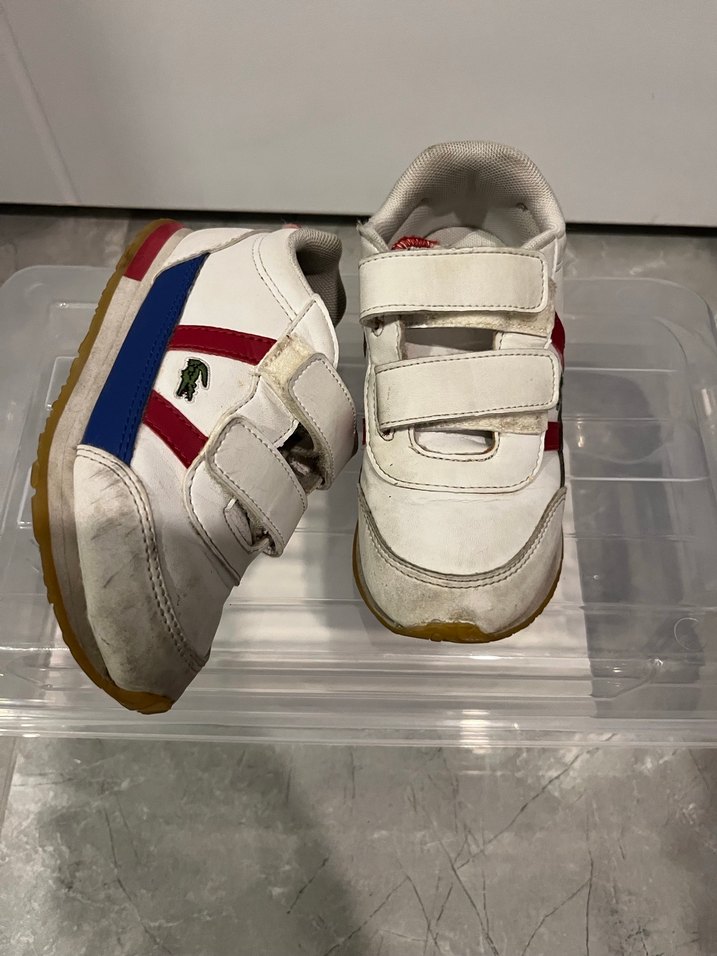 Kız  erkek Çocuk Beyaz Cırt Cırtlı Spor Ayakkabı 27 no - Görsel 2