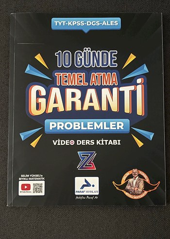 10 Günde Temel Atma Garanti Problemler Soru Bankası