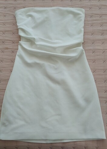 Zara ZARA YENİ SEZON BEYAZ ELBİSE 