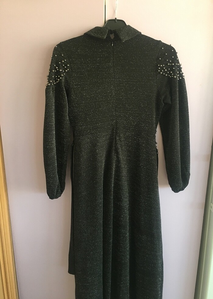 Taşlı elbise - Görsel 4