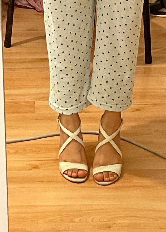 Simli topuklu ayakkabı - Görsel 5