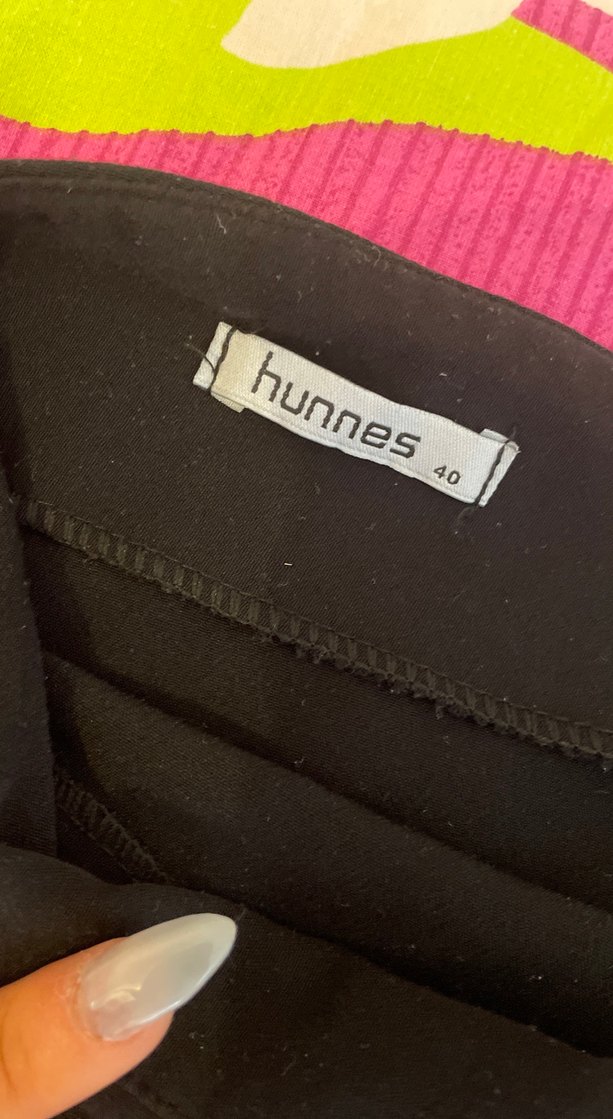 Kadın Siyah Uzun Drapeli Etek - Görsel 4