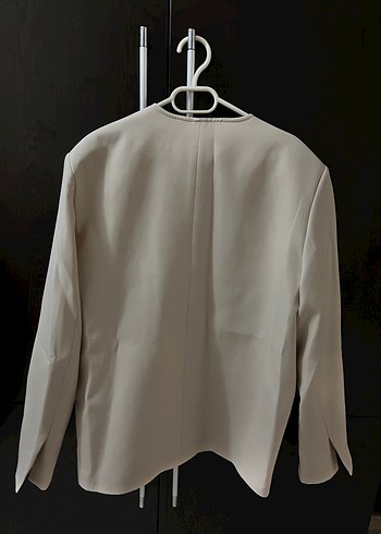Trendyol & Milla Kemerli Mini Bej Kadın Blazer