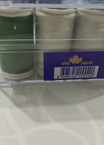 Dikiş İpi Seti 10'lu +mezura - Görsel 3