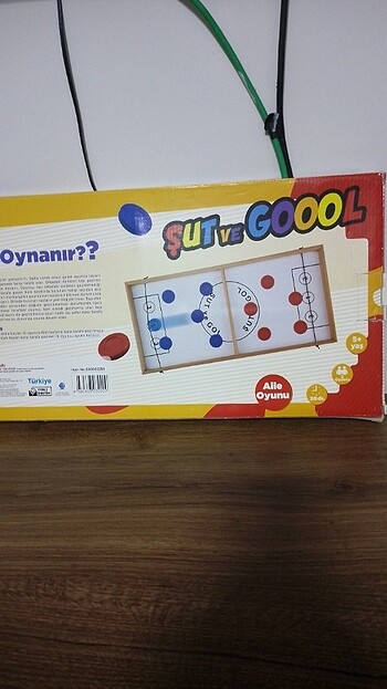 Şut ve gol Aile oyunu ahşap - Görsel 7