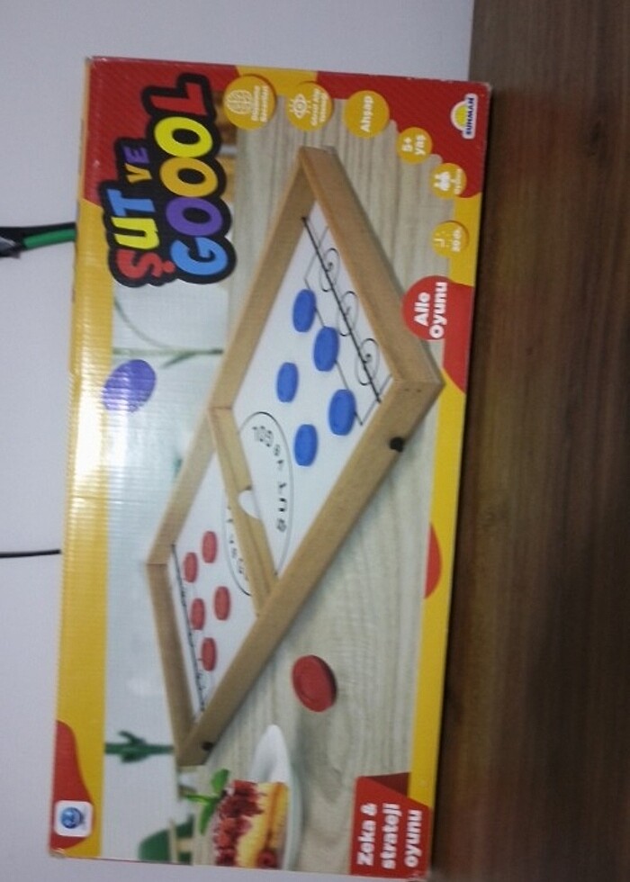 Şut ve gol Aile oyunu ahşap  - Görsel 3