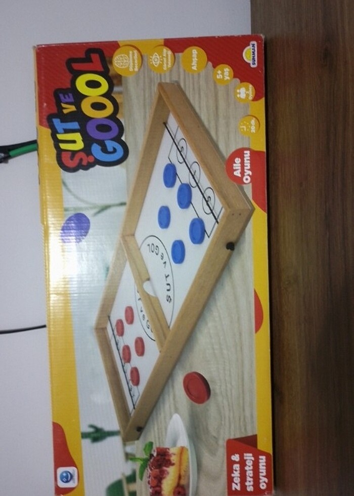 Şut ve gol Aile oyunu ahşap  - Görsel 4