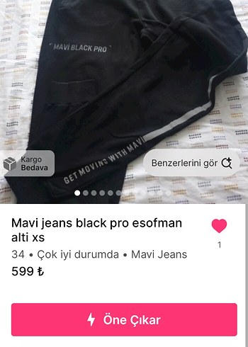 Mavi Jeans Siyah eşofman alt üst takımı XS - Görsel 9