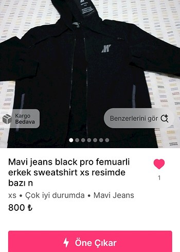 Mavi Jeans Siyah eşofman alt üst takımı XS - Görsel 10