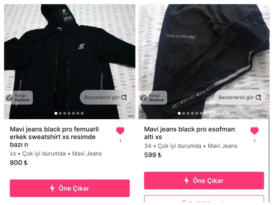 Mavi Jeans Siyah eşofman alt üst takımı XS - Görsel 4