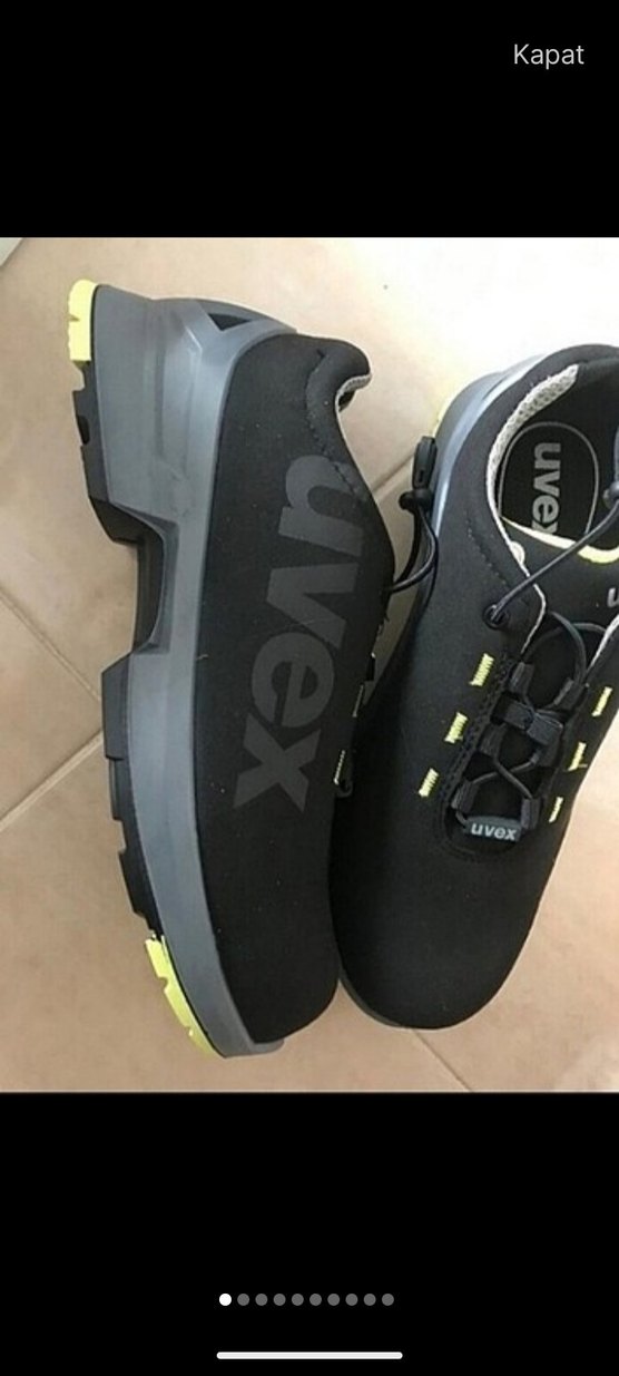 Uvex Siyah Erkek Spor Ayakkabı Velcro - Görsel 2