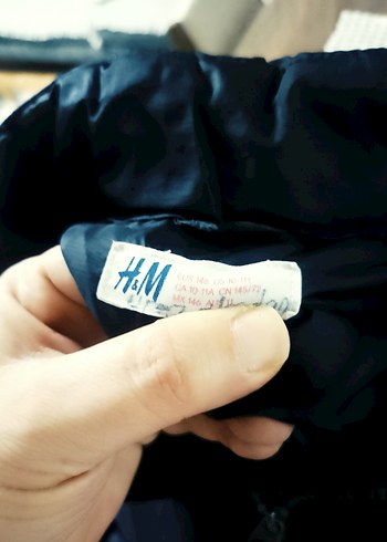 H&M erkek çocuk mont 10-11 yaş siyah - Görsel 3