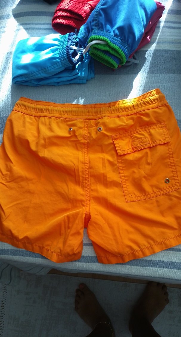 NBT marka Erkek çocuk Turuncu Midi deniz havuz Şortu 7-8 yaş - Görsel 5