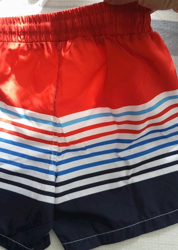 koton kids Renkli Çizgili Erkek çocuk deniz havuz Şortu 11-12yaş - Görsel 7