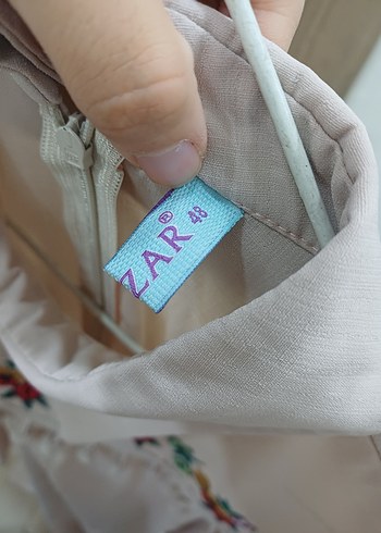 Nakışlı Bej Bohem Uzun Kollu Tunik - Görsel 5