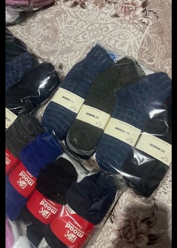 Kadın/Erkek yün çoraplar - Görsel 3