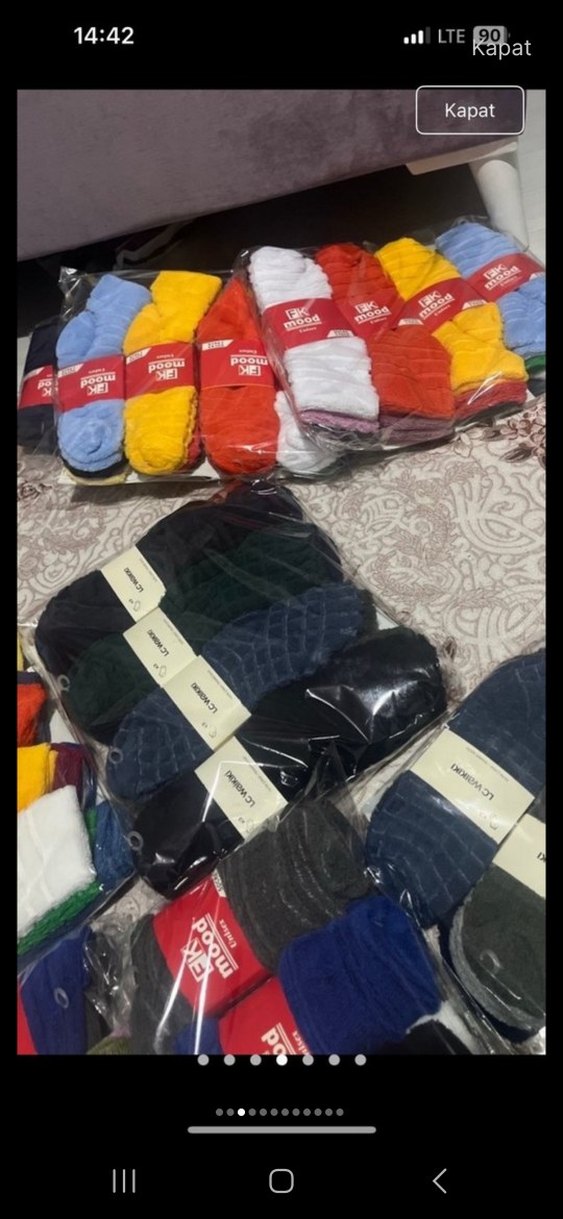 Kadın/Erkek yün çoraplar - Görsel 4