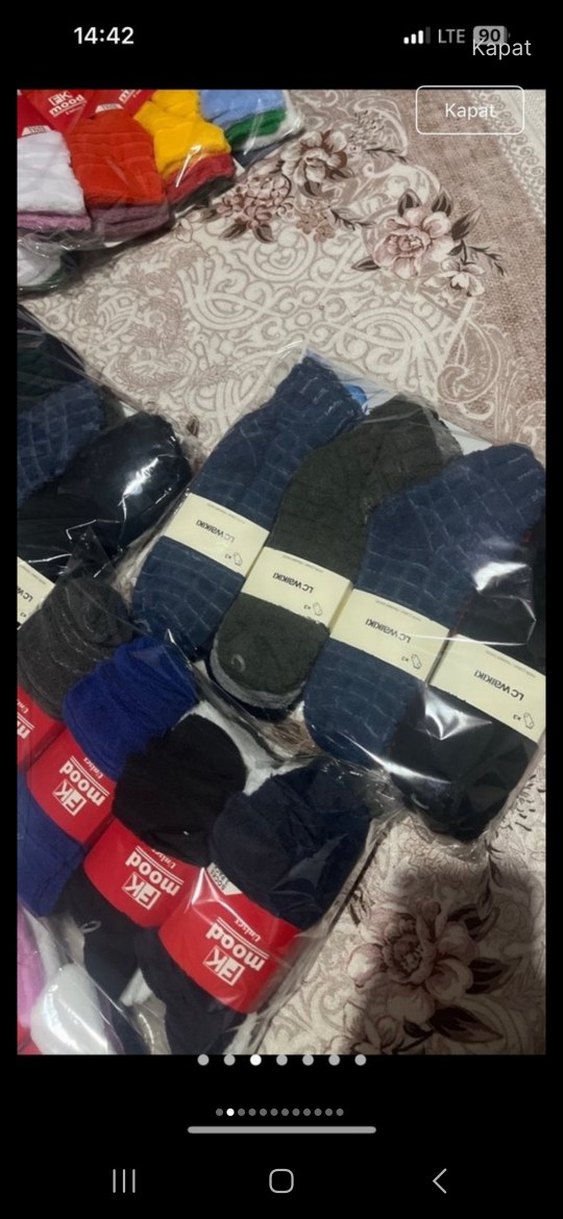 Kadın/Erkek yün çoraplar - Görsel 3