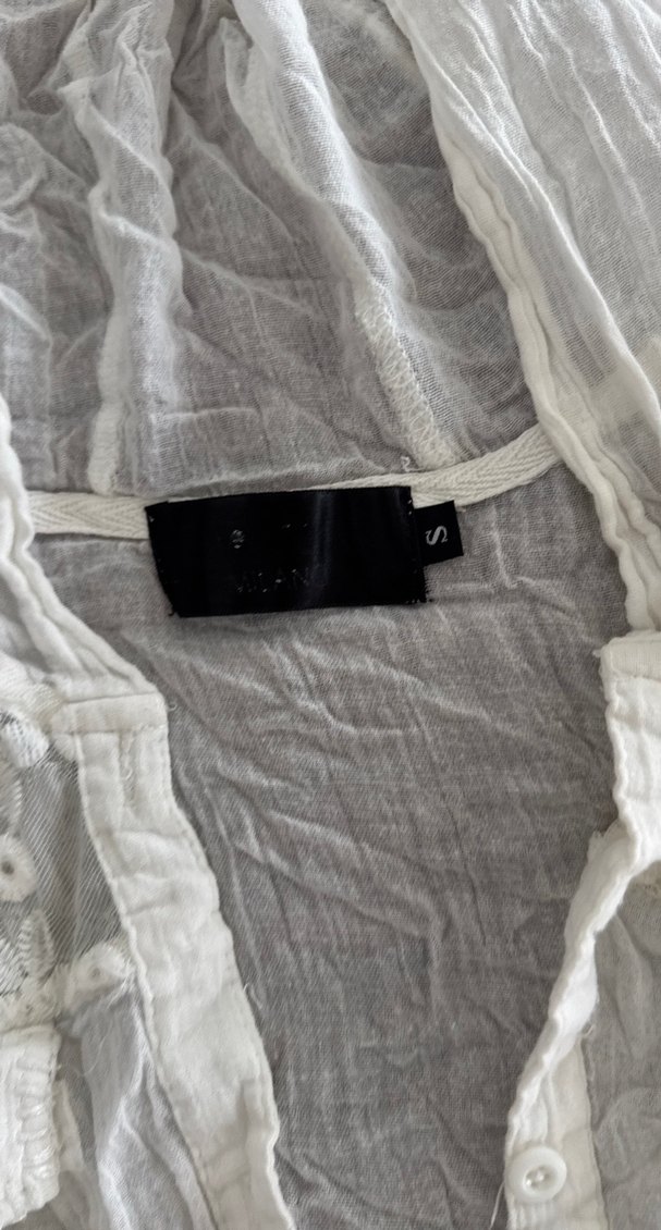 Dantelli Beyaz Uzun plagiyim - Görsel 5