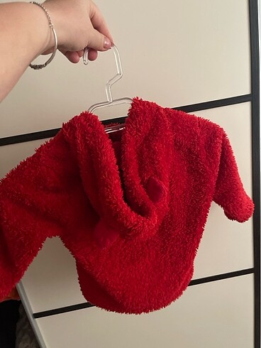 Bebek kapşonlu ceket - Görsel 2