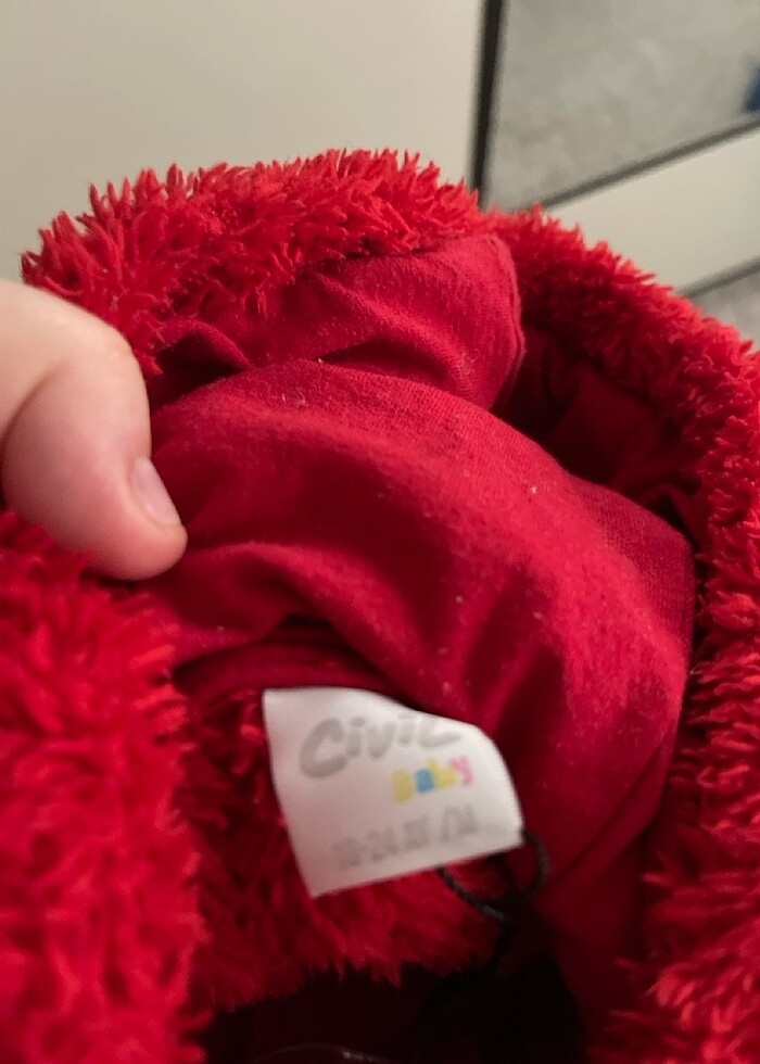 Bebek kapşonlu ceket - Görsel 3