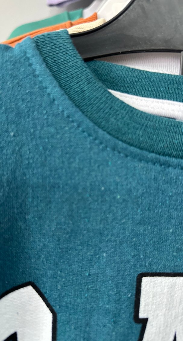 Turkuaz Mickey Mouse Baskılı Erkek Eşofman Takımı 4 ile 12 yaş - Görsel 3