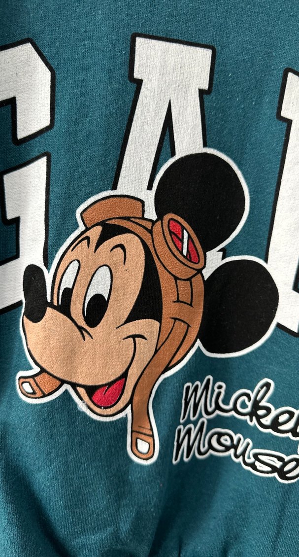 Turkuaz Mickey Mouse Baskılı Erkek Eşofman Takımı 4 ile 12 yaş - Görsel 2