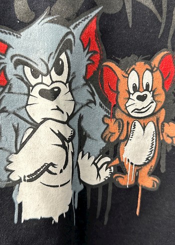 Tom & Jerry Desenli Erkek Çocuk Eşofman Takımı 4/12 yaş arasi - Görsel 2