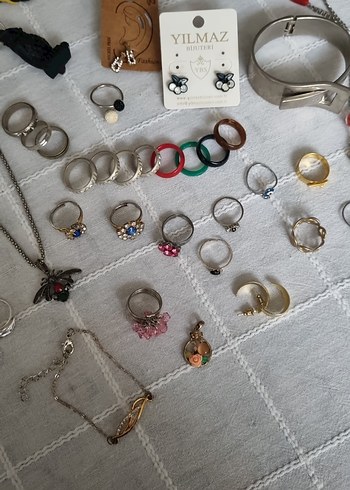 Renkli Boncuklu Bohem Kadın Takı karışık hepsi - Görsel 13