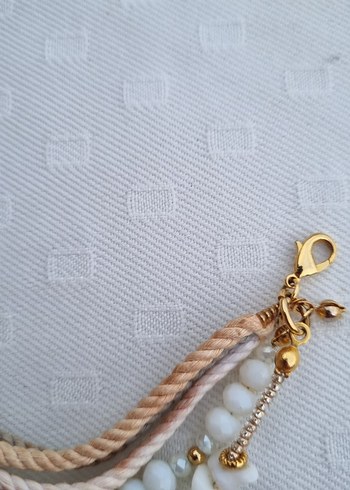 Bohem Beyaz Boncuklu Kadın Bileklik - Görsel 3