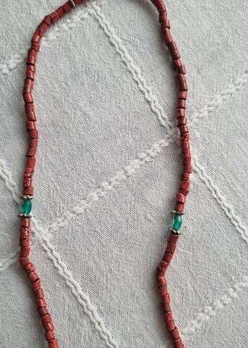 Renkli Boncuklu Uzun Bohem Kadın Kolye - Görsel 6