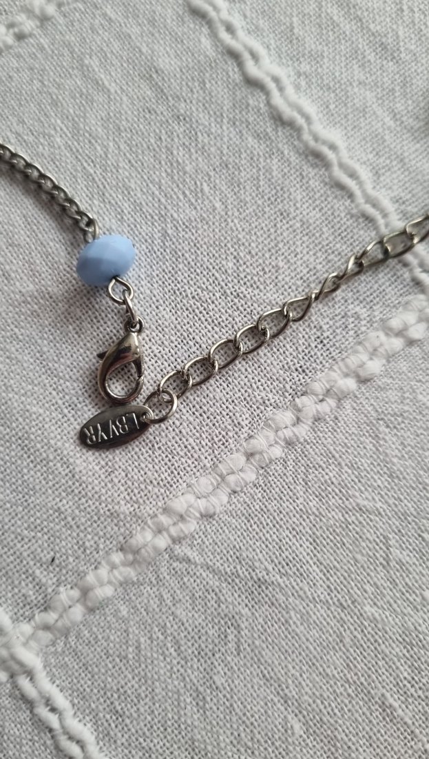 Uzun Turkuaz Boncuklu Bohem Kolye - Görsel 2