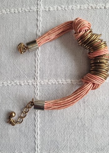 Pembe Boncuklu Bohem Kadın El Zinciri - Görsel 3