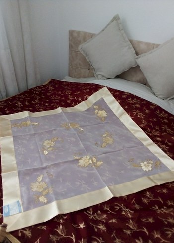  Beden bordo Renk Yemek masa örtüsü takımı