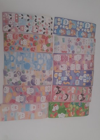 Diğer 24 adet deco sticker hologramlı