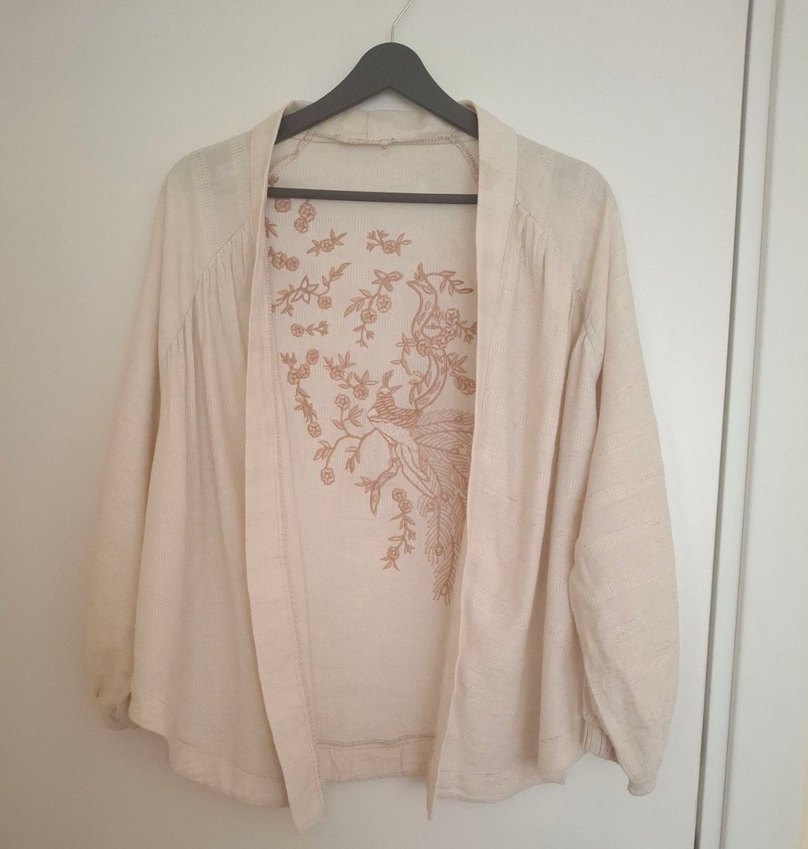 Arkası kuşlu kimono - Görsel 2