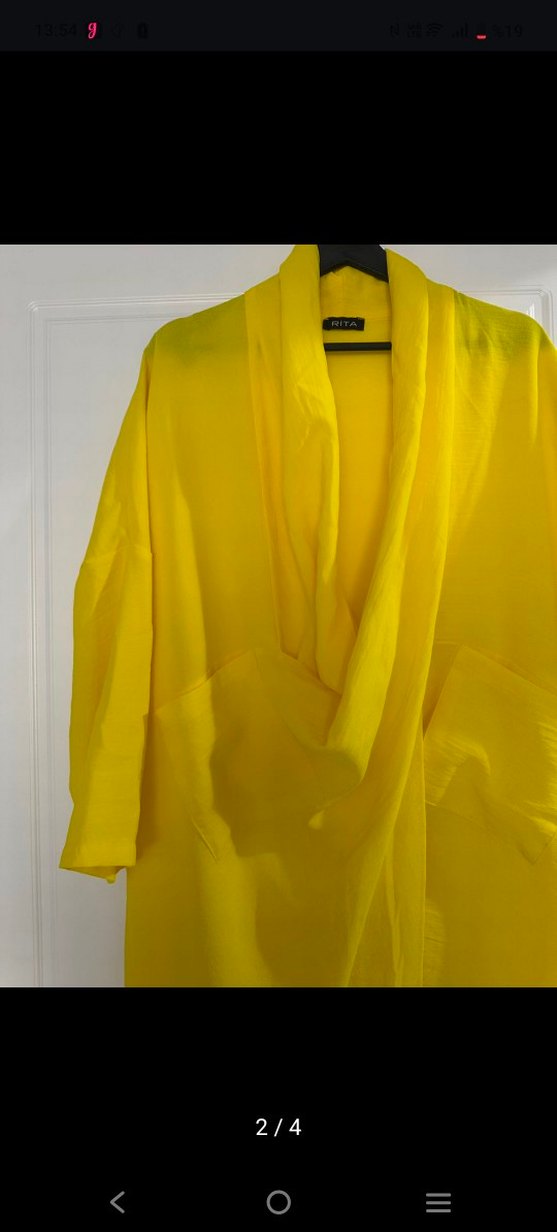 Uzun Kollu Salaş çapraz tunik - Görsel 2