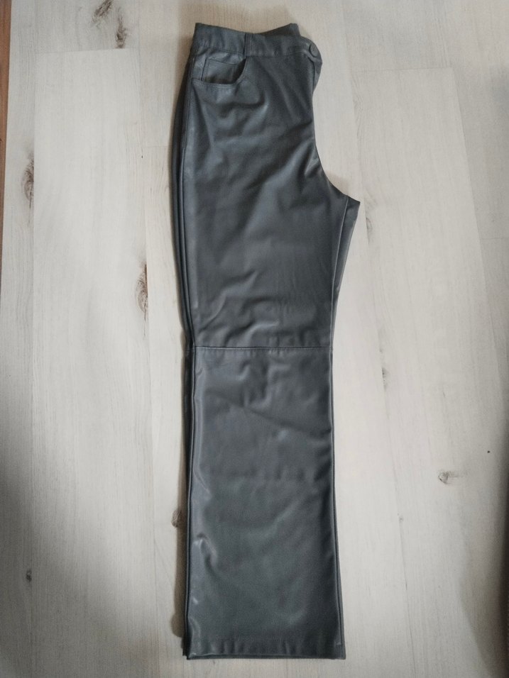 Kadın Gri DeriPantolon - Görsel 2