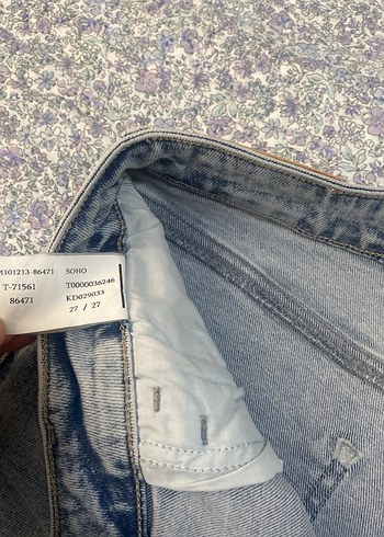 27 Beden Mavi jeans Soho 90 lar Kadın Denim Pantolon
