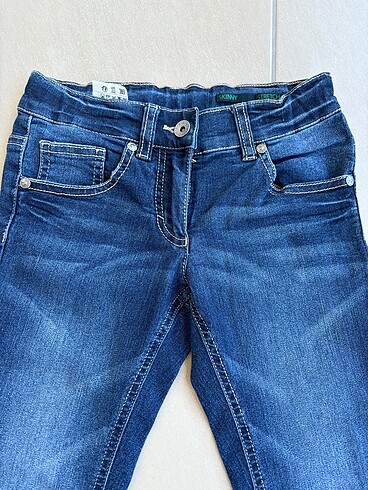 Benetton Orijinal Benetton, kız çocuk 7-8 yaş skinny kot pantolon. Yenide