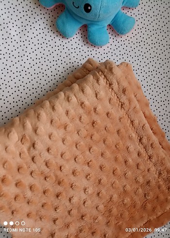 Pastel Kahverengi Çocuk Battaniyesi - Görsel 5