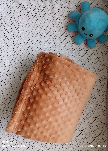 Pastel Kahverengi Çocuk Battaniyesi - Görsel 4