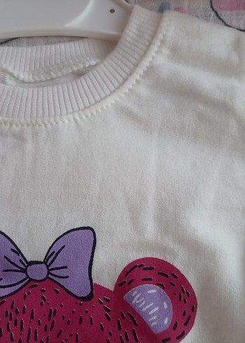 Pembe Bebek Kız Takımı, Fermuarlı, Uzun Kollu üçlü takım - Görsel 8